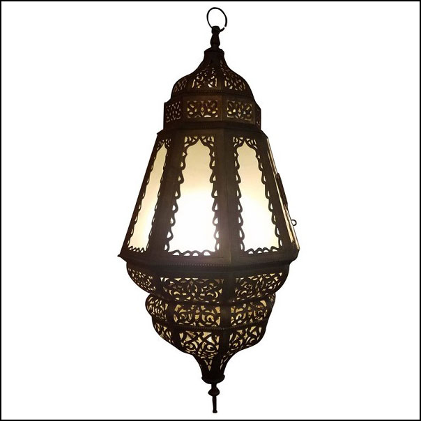 Old Fez Moroccan Lantern, Copper