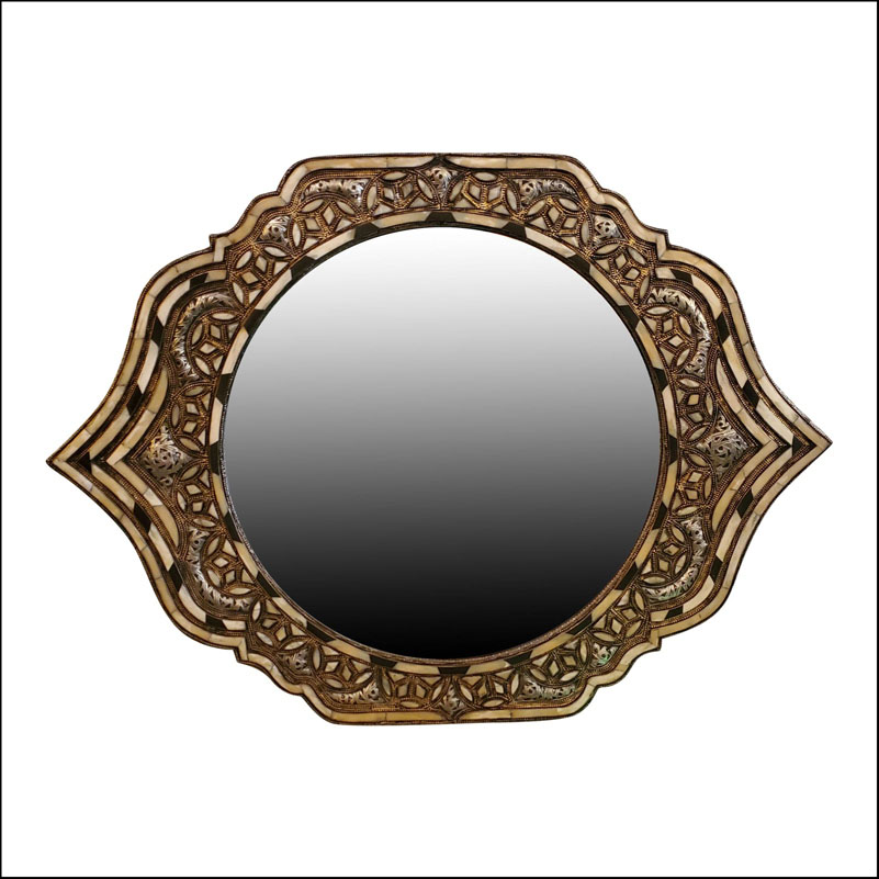 Marrakech Eye Shape Inlaiy Mirror