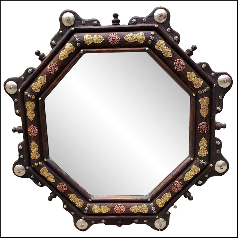 Moroccan Octagonal Shape Mirror, LM28